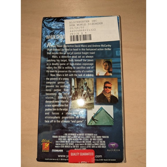New world disorder VHS - Picture 2 of 2